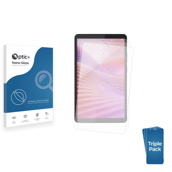 3-pack of Nano Glass screen protectors for Lenovo Tab One 8.7
