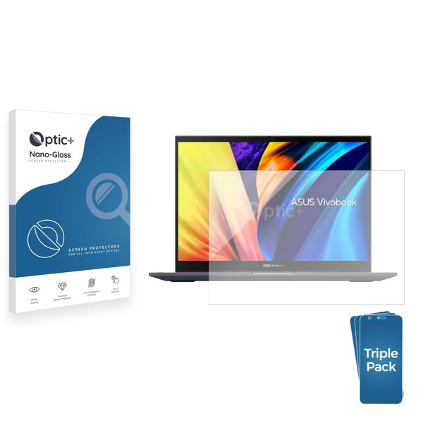 3-pack of Nano Glass screen protectors for ASUS Vivobook S 14 Flip TN3402