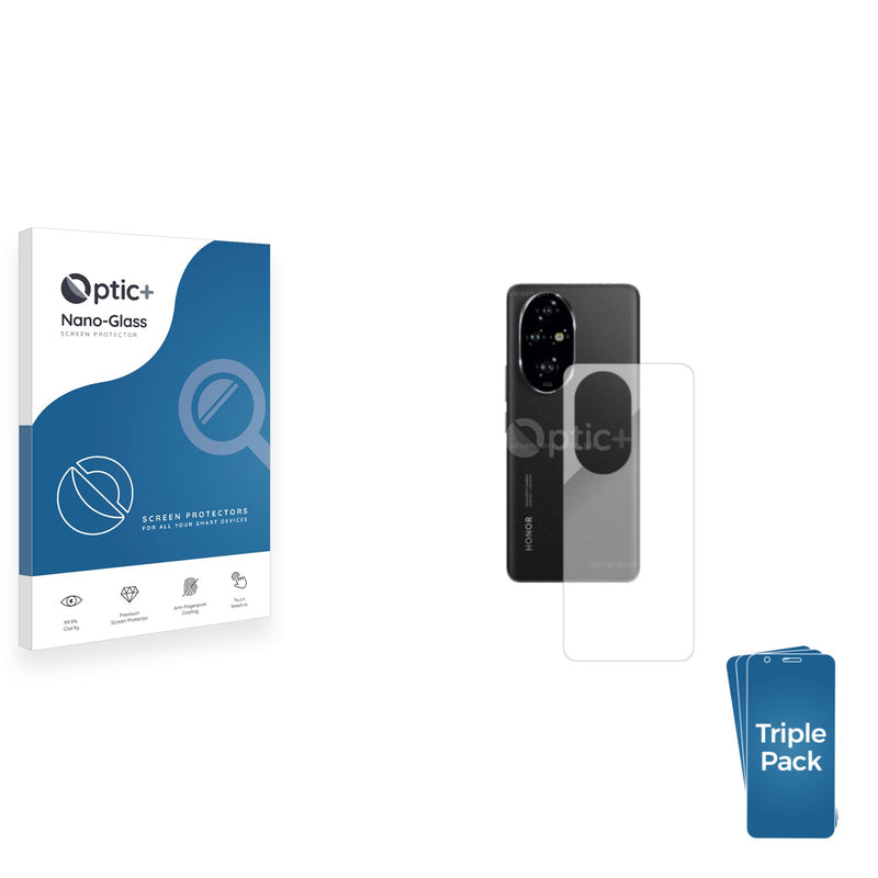 3pk of Nano Glass rear protectors for Honor 200 Pro