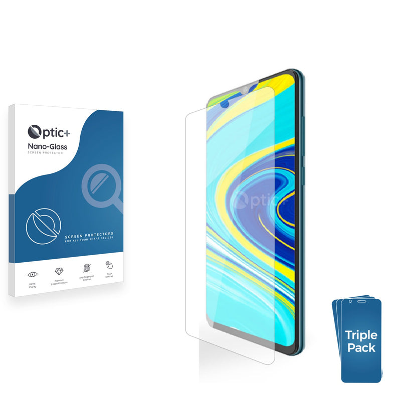 3pk Optic+ Nano Glass Screen Protectors for Cubot Note 40