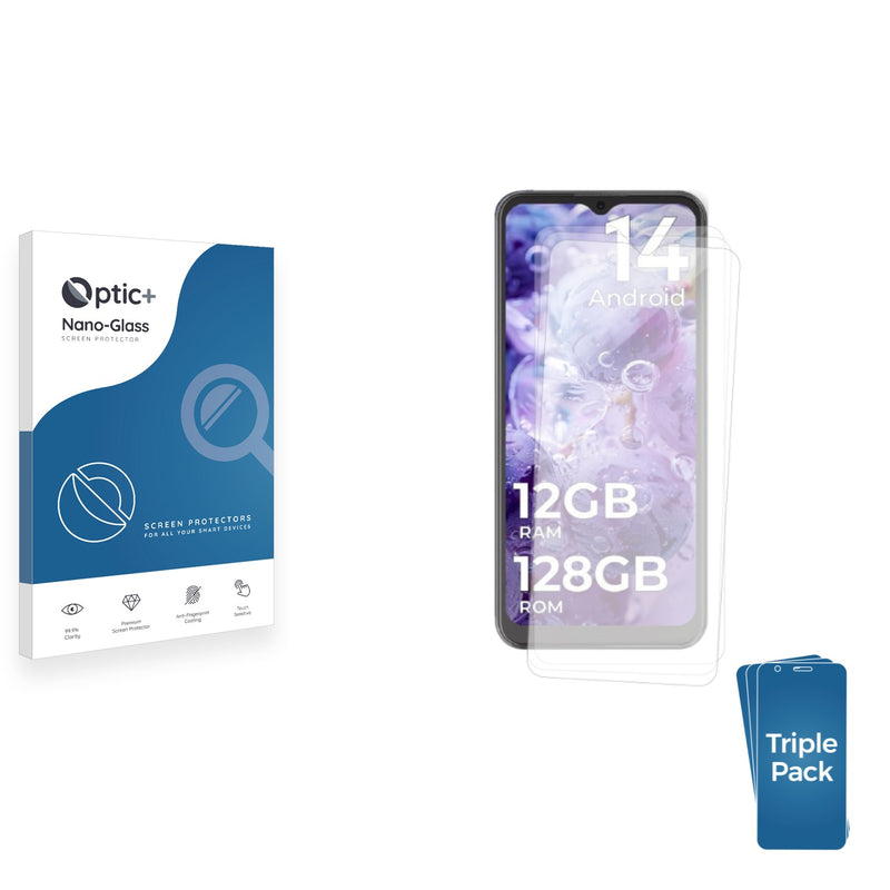 3-pack of Nano Glass screen protectors for Hotwav Note 15
