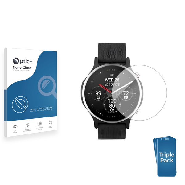 3pk Optic+ Nano Glass Screen Protectors for ASUS VivoWatch 6