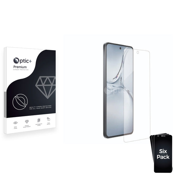 6pk Optic+ Premium Film Screen Protectors for Oppo K12