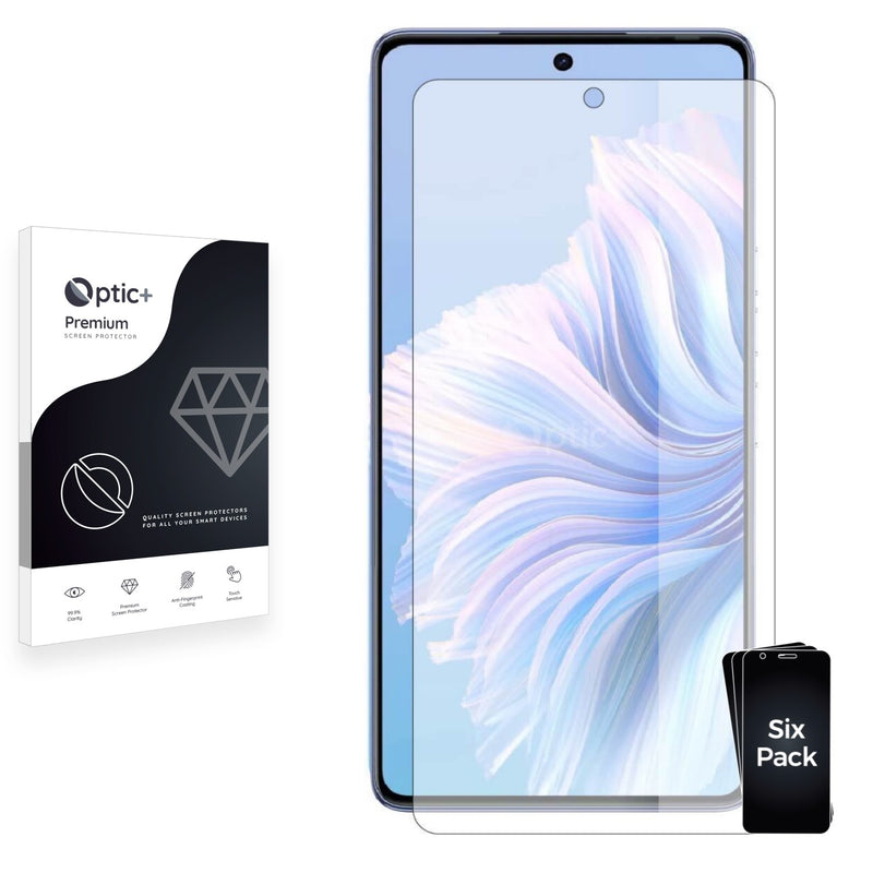 6pk Optic+ Premium Film Screen Protectors for Tecno Camon 20 Pro