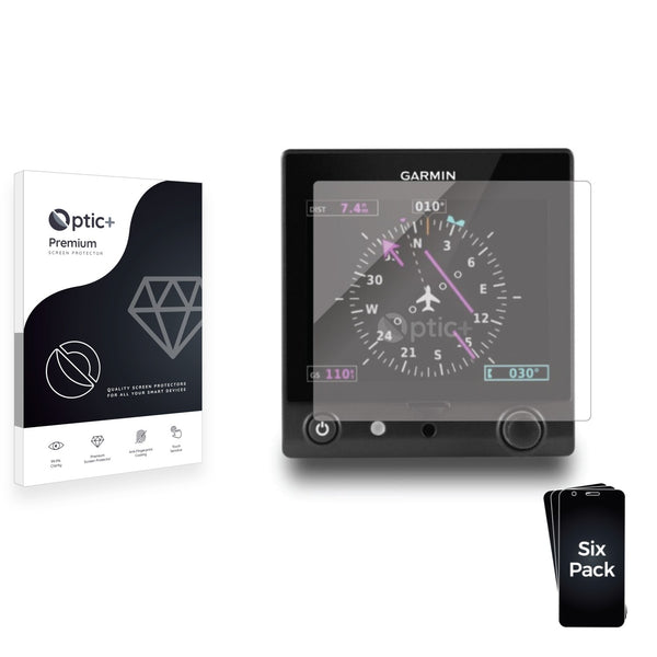 6pk Optic+ Premium Film Screen Protectors for Garmin G5