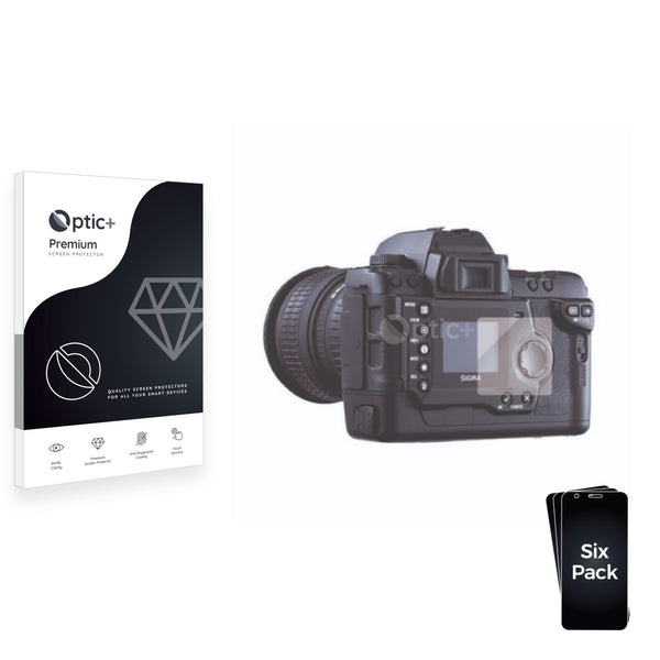 6pk Optic+ Premium Film Screen Protectors for Sigma SD9