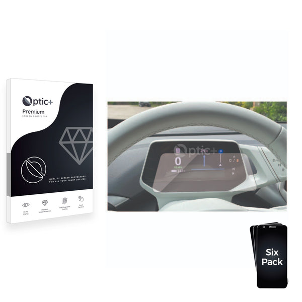 6pk Optic+ Premium Film Screen Protectors for Volkswagen ID.4 Digitalcockpit