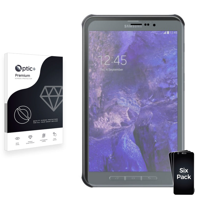 6pk Optic+ Premium Film Screen Protectors for Samsung Galaxy Tab Active SM-T365