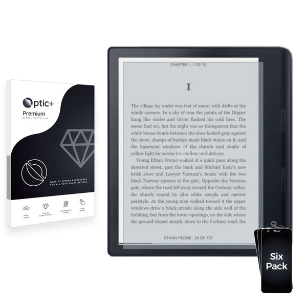 6pk Optic+ Premium Film Screen Protectors for Kobo Sage