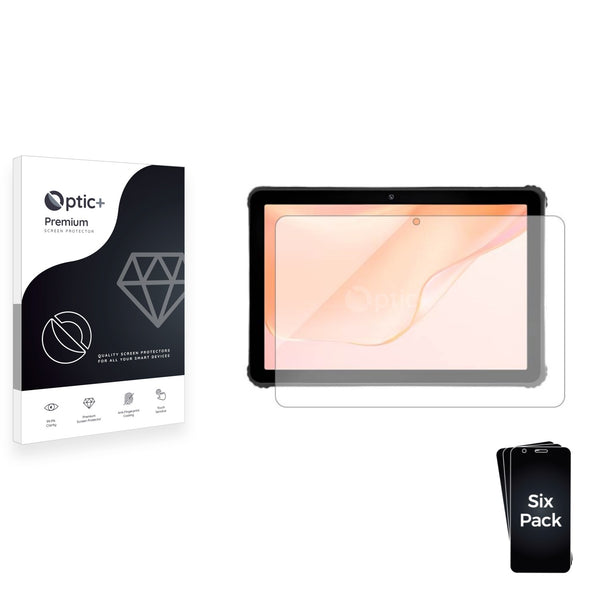 6pk Optic+ Premium Film Screen Protectors for Wintouch WT101