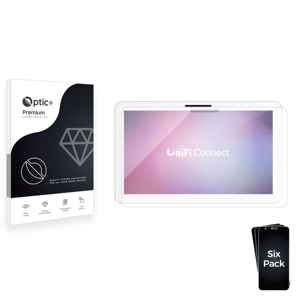 6pk Optic+ Premium Film Screen Protectors for Unifi Connect Display