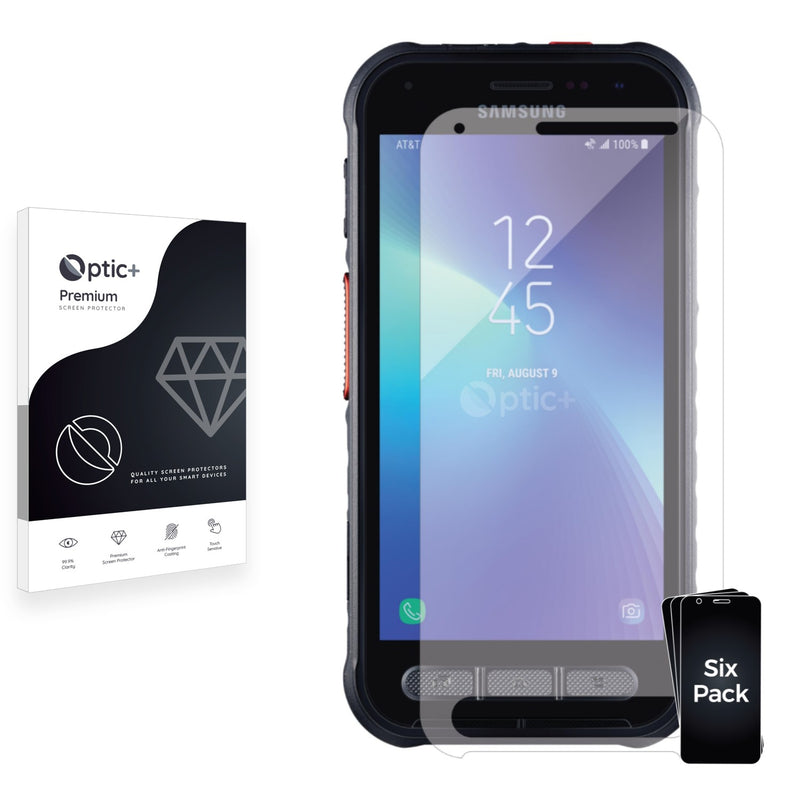 6pk Optic+ Premium Film Screen Protectors for Samsung Galaxy Xcover FieldPro AT&T