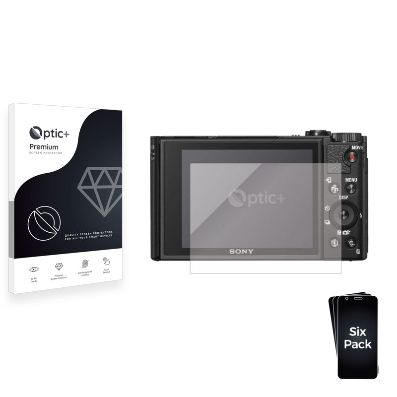 6pk Optic+ Premium Film Screen Protectors for Sony Cyber-Shot DSC-HX99