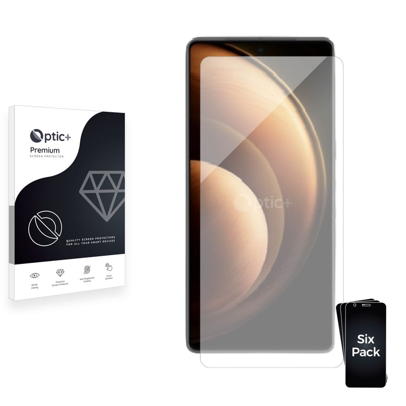 6pk Optic+ Premium Film Screen Protectors for Vivo X100 Pro