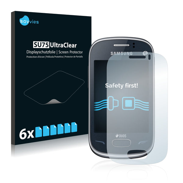6x Savvies SU75 Screen Protector for Samsung Rex 70