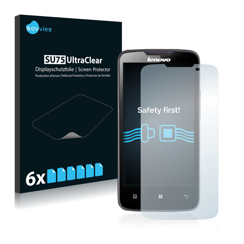 6x Savvies SU75 Screen Protector for Lenovo A820