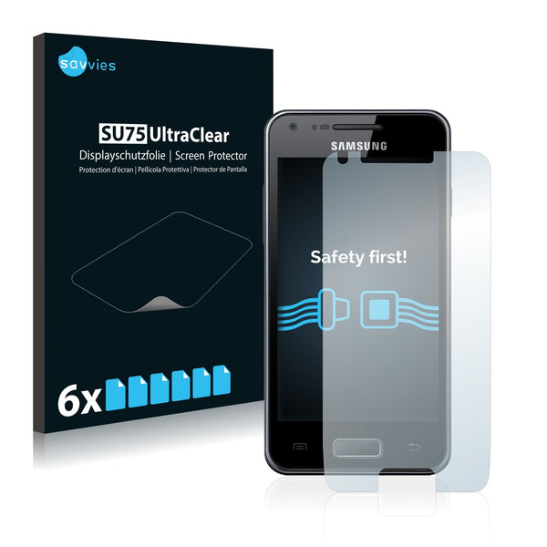 6x Savvies SU75 Screen Protector for Samsung GT-I9070P