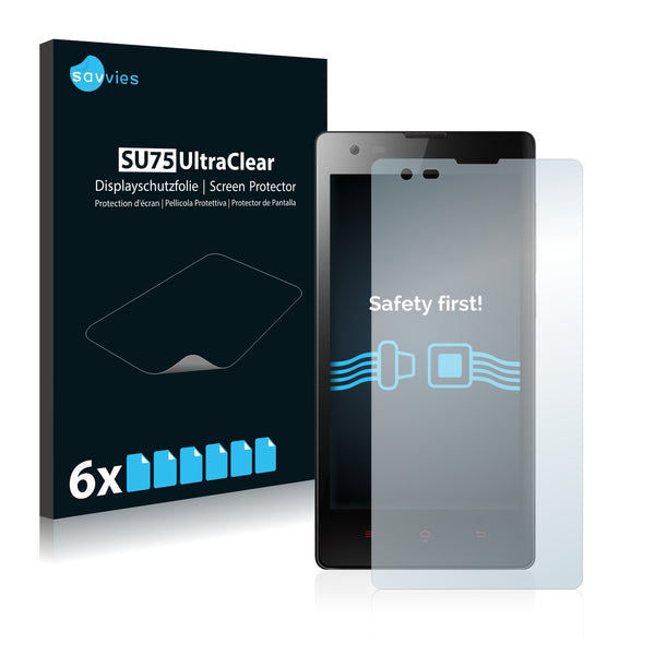 6x Savvies SU75 Screen Protector for Xiaomi HongMi