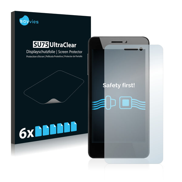 6x Savvies SU75 Screen Protector for MySaga C2