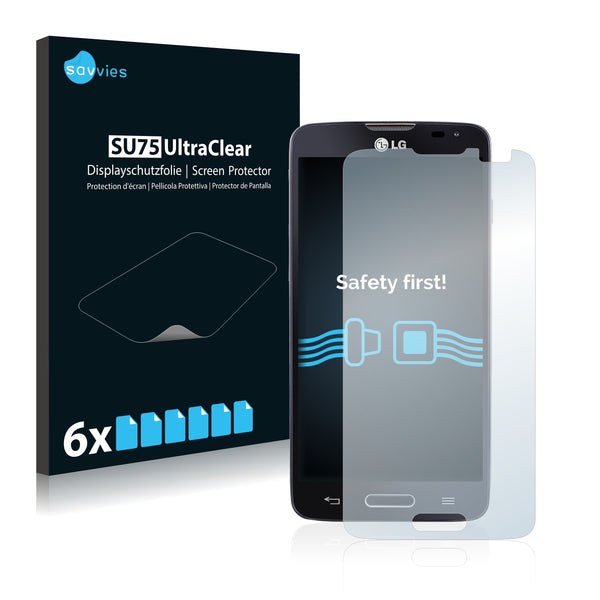 6x Savvies SU75 Screen Protector for LG L90 D405 (One Sim)