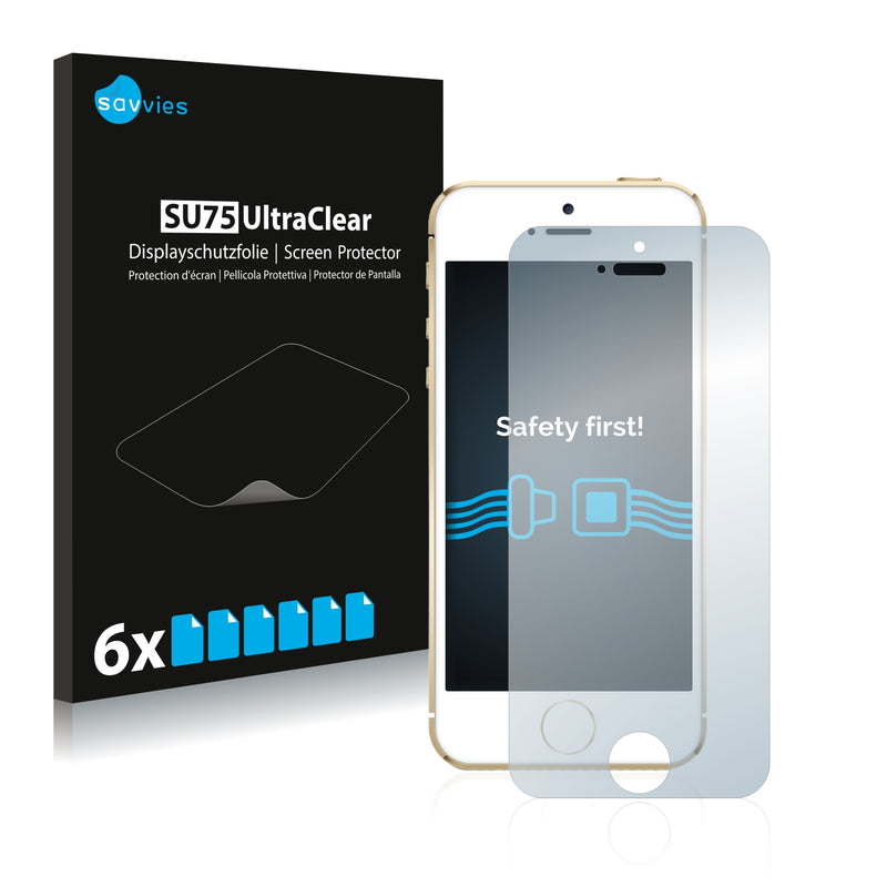 6x Savvies SU75 Screen Protector for Goophone i5s