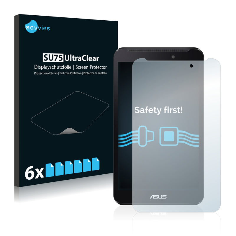 6x Savvies SU75 Screen Protector for Asus FonePad 7 FE170CG