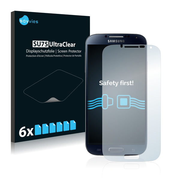 6x Savvies SU75 Screen Protector for Samsung Galaxy S4 Verizon SCH-I545