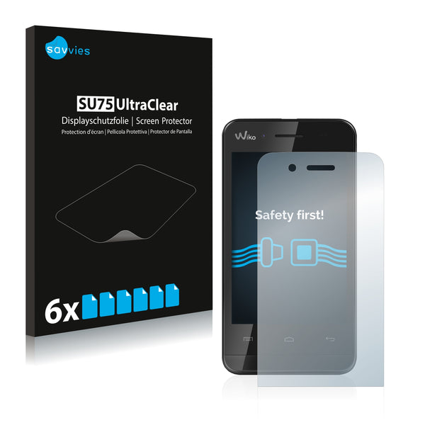 6x Savvies SU75 Screen Protector for Wiko Goa