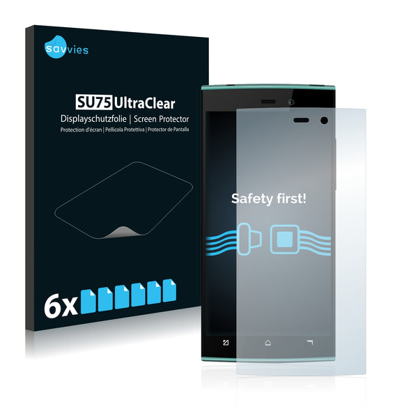 6x Savvies SU75 Screen Protector for Allview X1 Xtreme Mini