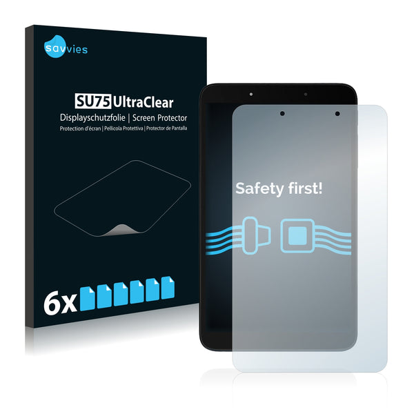 6x Savvies SU75 Screen Protector for Alcatel One Touch Hero 8