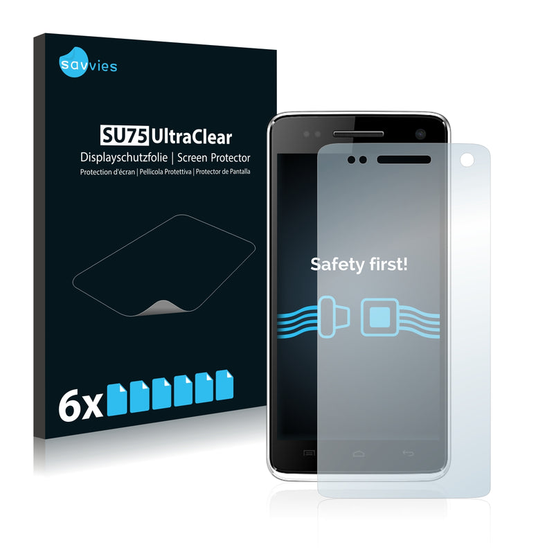 6x Savvies SU75 Screen Protector for Evertek EverVivid Q50