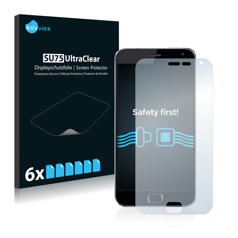 6x Savvies SU75 Screen Protector for Meizu MX4 Pro