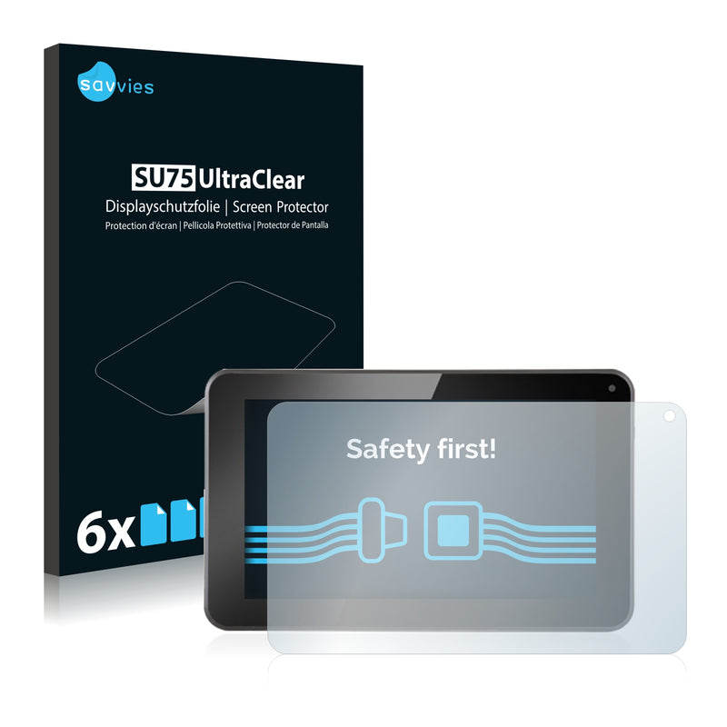 6x Savvies SU75 Screen Protector for GoClever Quantum 700N