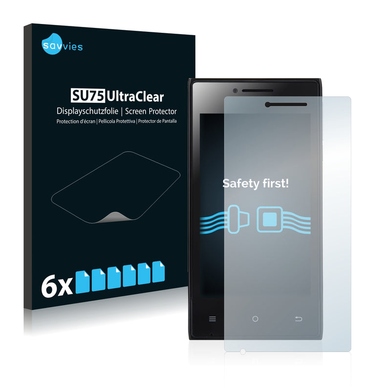 6x Savvies SU75 Screen Protector for Cubot GT72+