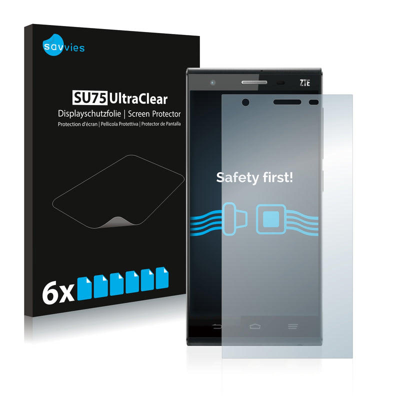 6x Savvies SU75 Screen Protector for ZTE Star II Star 2