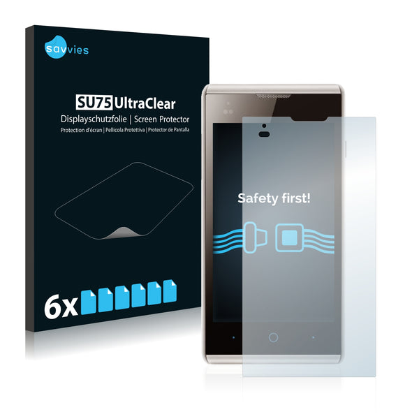 6x Savvies SU75 Screen Protector for ZTE Blade G V815W