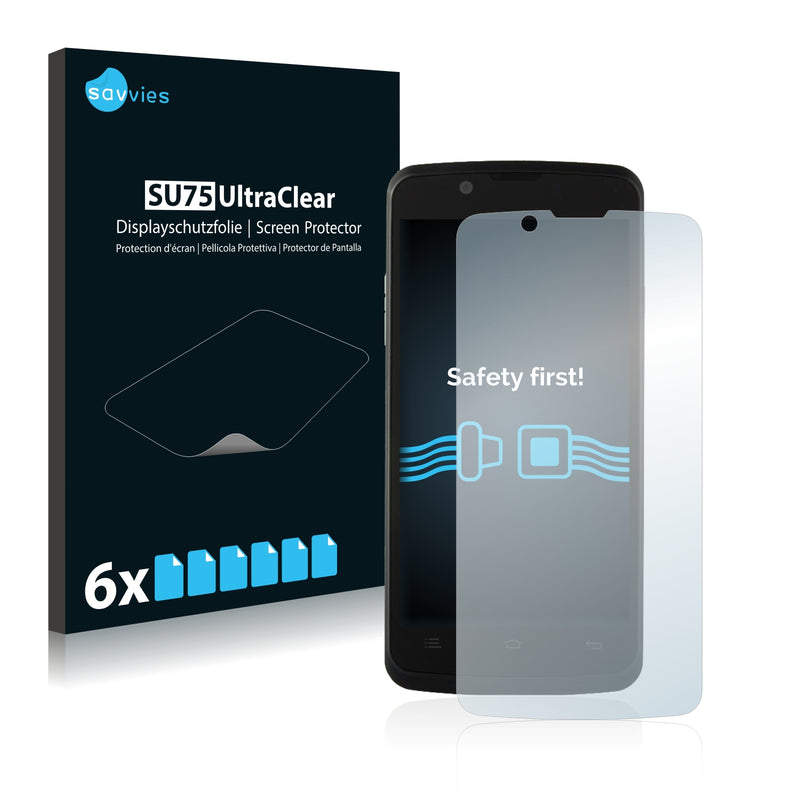 6x Savvies SU75 Screen Protector for Zopo ZP590