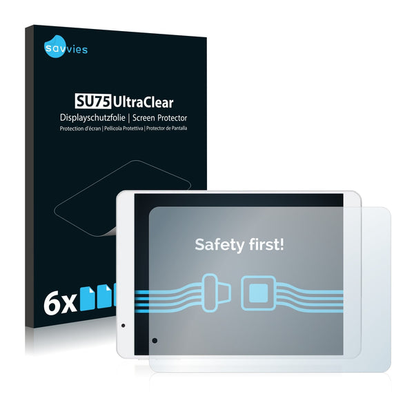 6x Savvies SU75 Screen Protector for Teclast X89HD