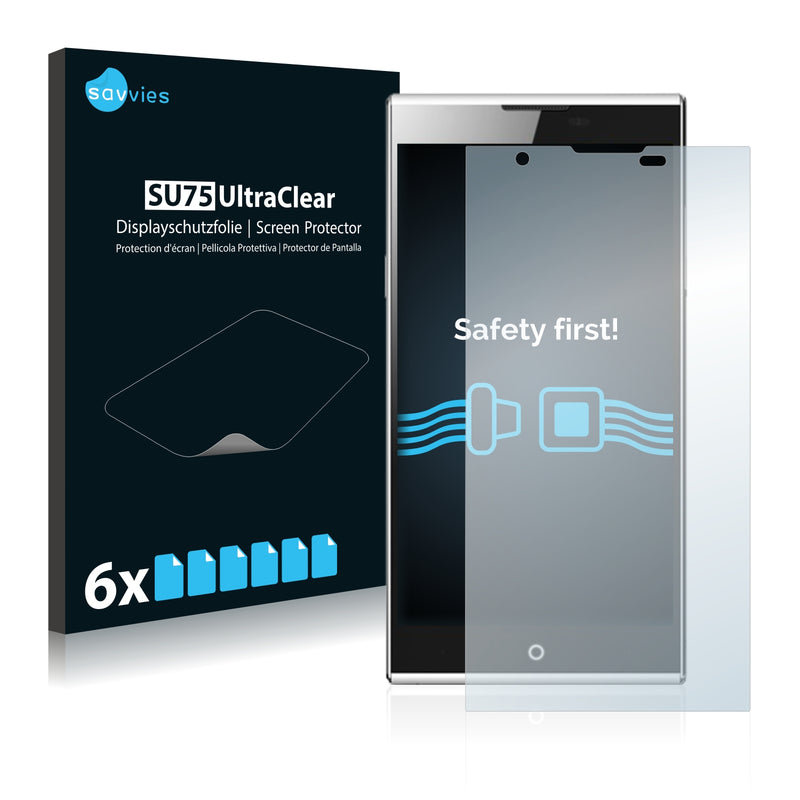 6x Savvies SU75 Screen Protector for Zopo ZP920 Magic