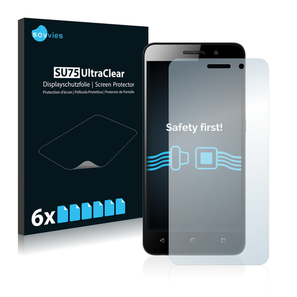 6x Savvies SU75 Screen Protector for Honor 4C Play