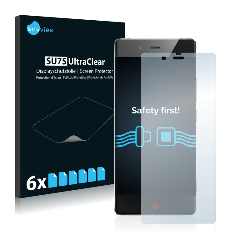 6x Savvies SU75 Screen Protector for ZTE Nubia Z9