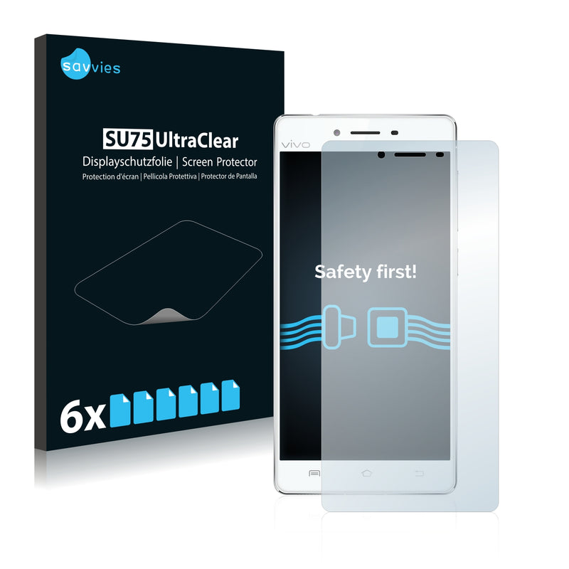 6x Savvies SU75 Screen Protector for Vivo X5 Pro