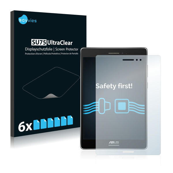 6x Savvies SU75 Screen Protector for Asus ZenPad S 8.0