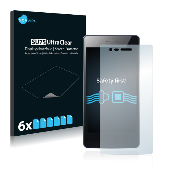 6x Savvies SU75 Screen Protector for Oppo Neo 5 2015