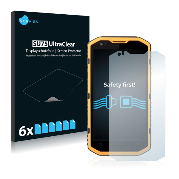 6x Savvies SU75 Screen Protector for No. 1 X6800