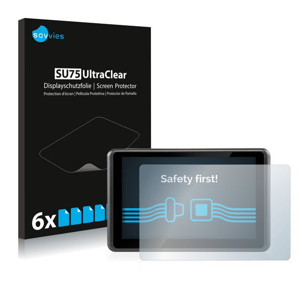 6x Savvies SU75 Screen Protector for GoClever Drive