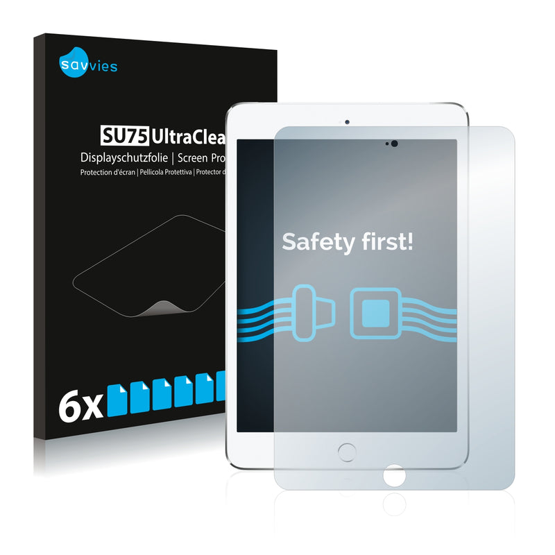 6x Savvies SU75 Screen Protector for Apple iPad Mini 4