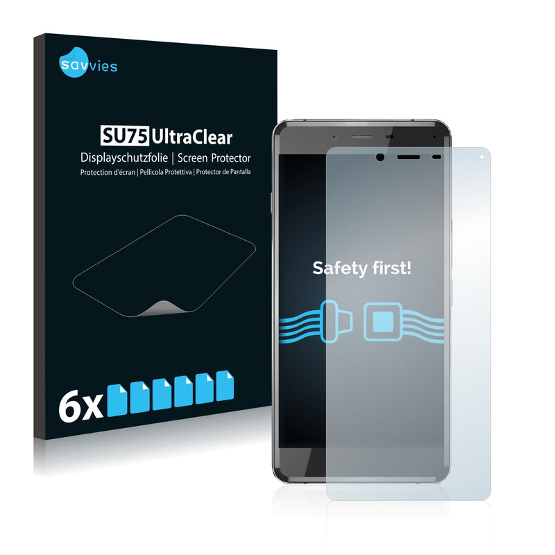 6x Savvies SU75 Screen Protector for OnePlus X Ceramic