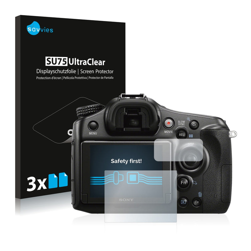 6x Savvies SU75 Screen Protector for Sony Alpha 68