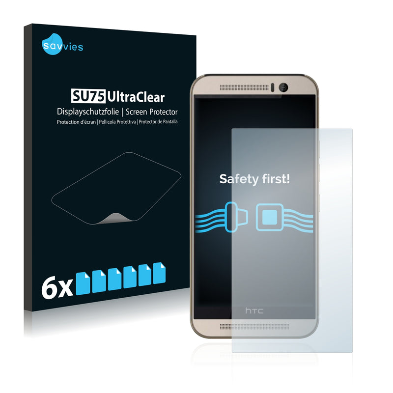 6x Savvies SU75 Screen Protector for HTC One M9s